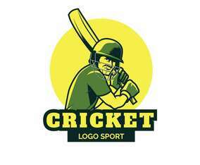 Cricket Logo Vector Illustration