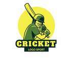 Cricket Logo Vector Illustration