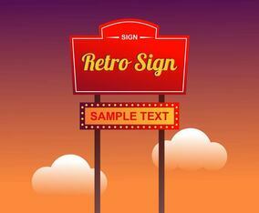 Awesome Retro Sign