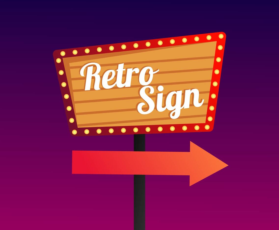 Awesome Retro Sign