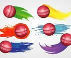 Cricket Ball Vector