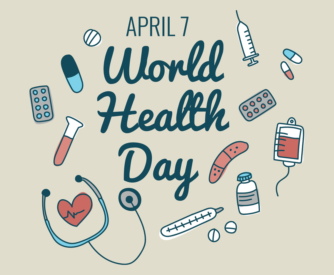 Doodle Of Medical Stuff For Health Day