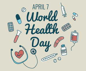 Doodle Of Medical Stuff For Health Day