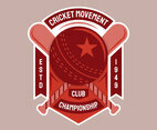 Funky Cricket Logo Vector