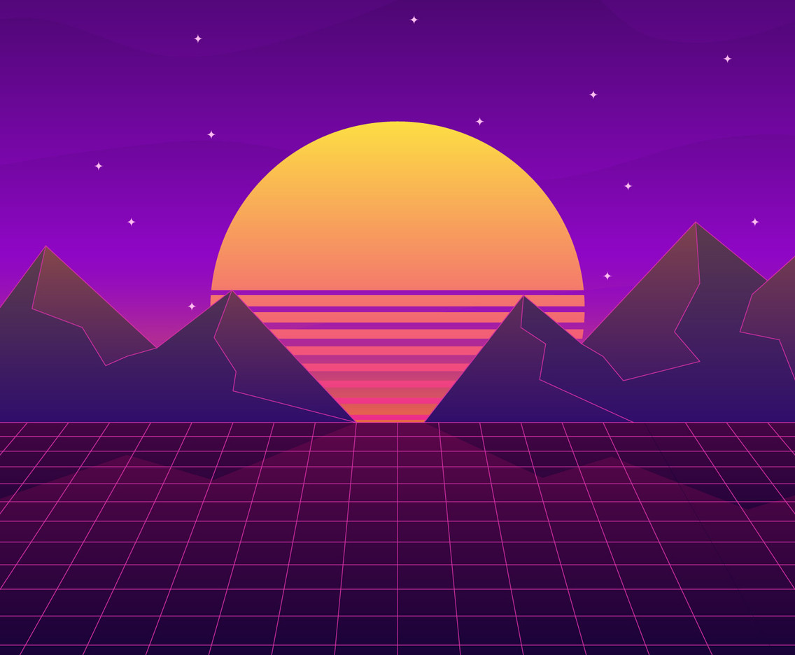 retro background