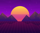 retro background