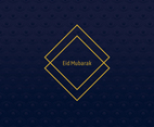 Geometric Frame Eid Mubarak