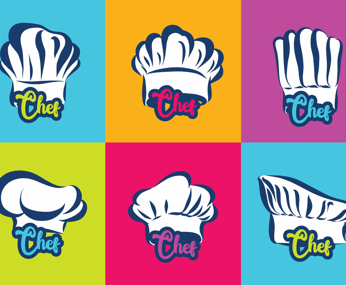 Chef Hat Logo Vector Pack