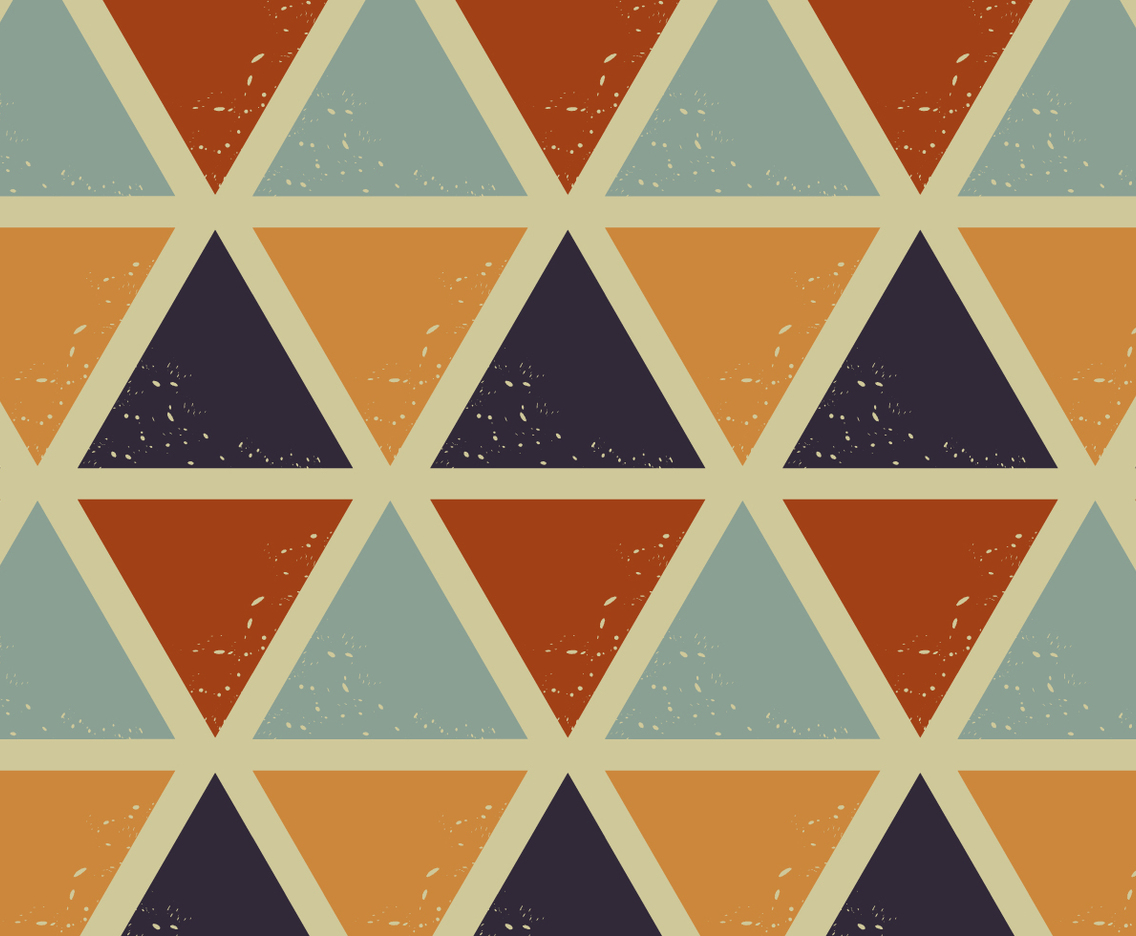 Triangles Retro Pattern
