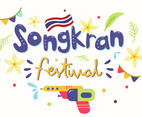 Thailand Songkran Festival Vector