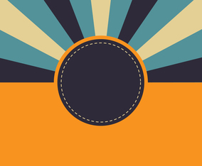 Retro Sunburst Background