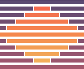 Geometric Sunset Color Background