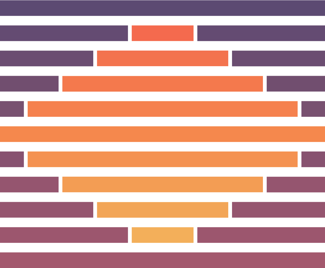 Geometric Sunset Color Background