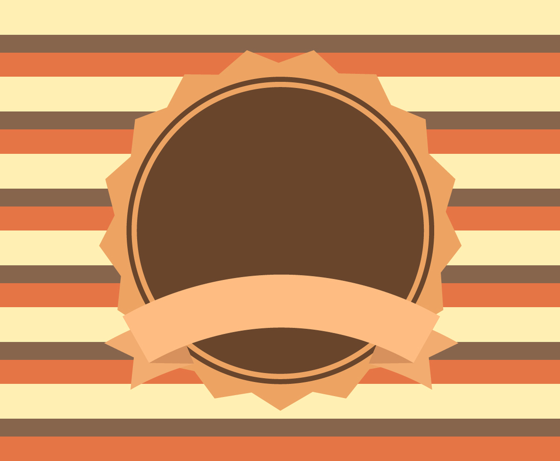 Brown Orange Yellow Retro Background Vector