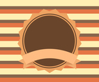 Brown Orange Yellow Retro Background Vector