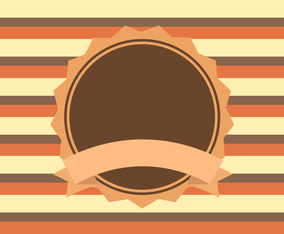 Brown Orange Yellow Retro Background Vector
