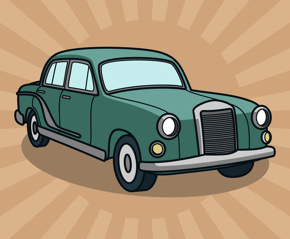 Retro Car Vector