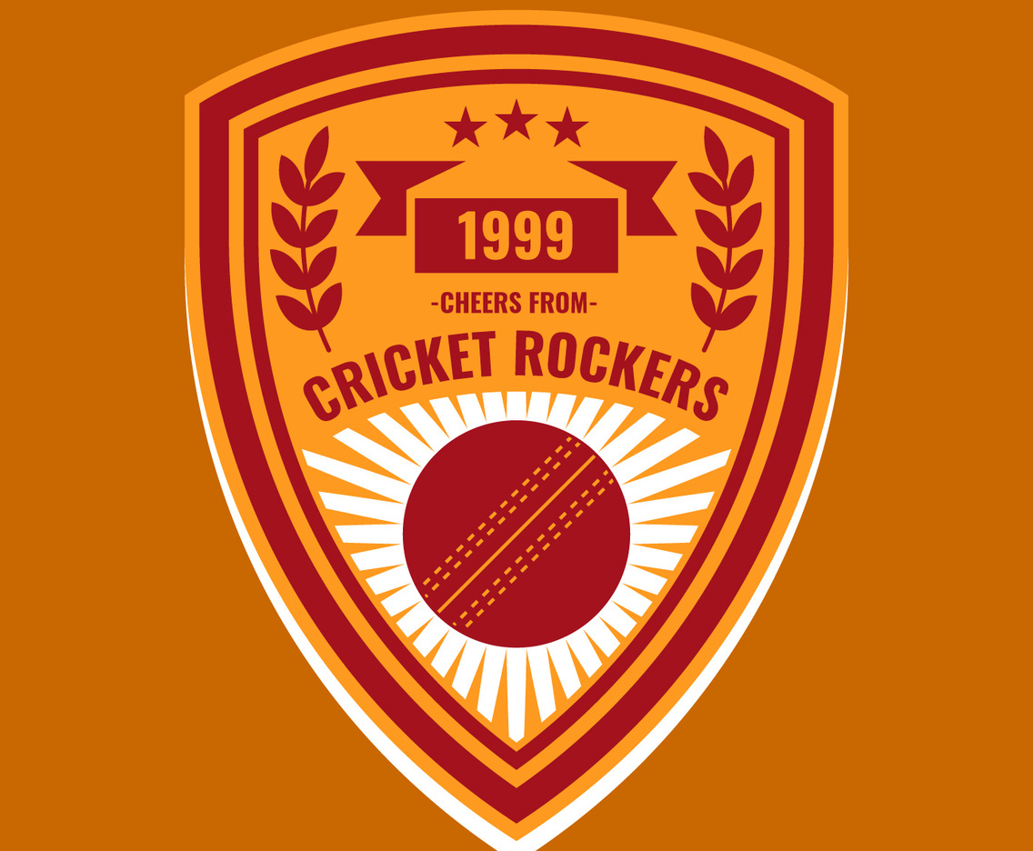 Funky Cricket Logo Vector