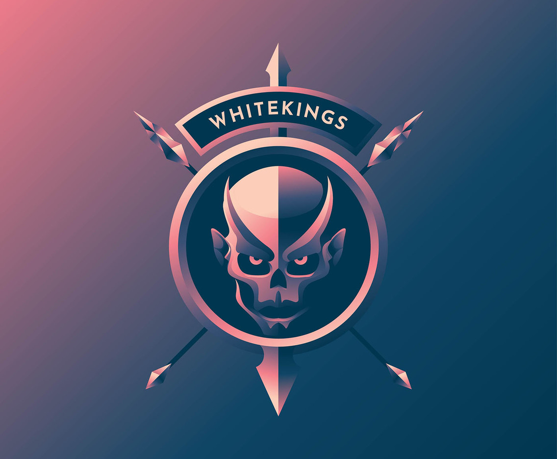 Zombie Head Retro Badge