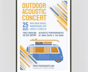 Vector Retro Poster Design