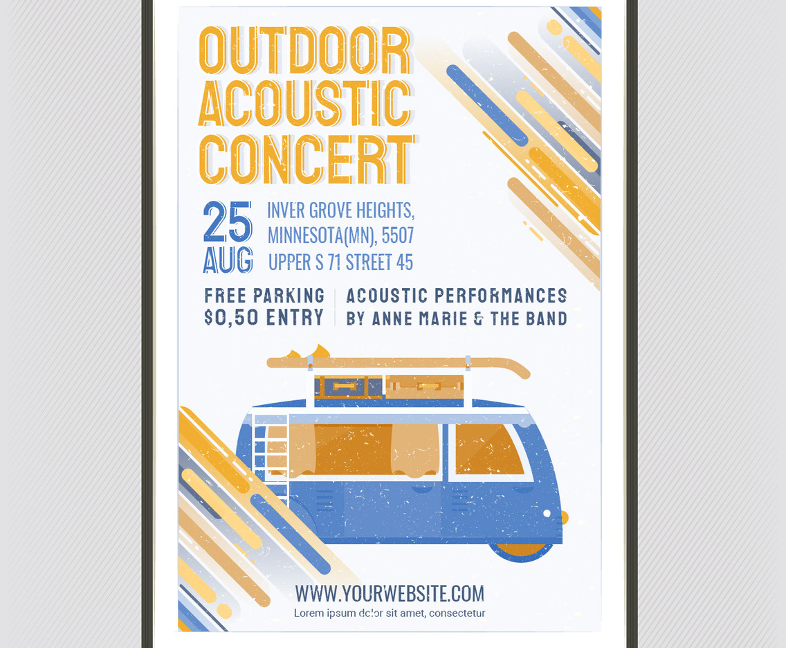 Vector Retro Poster Design