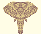 Painted elephant
