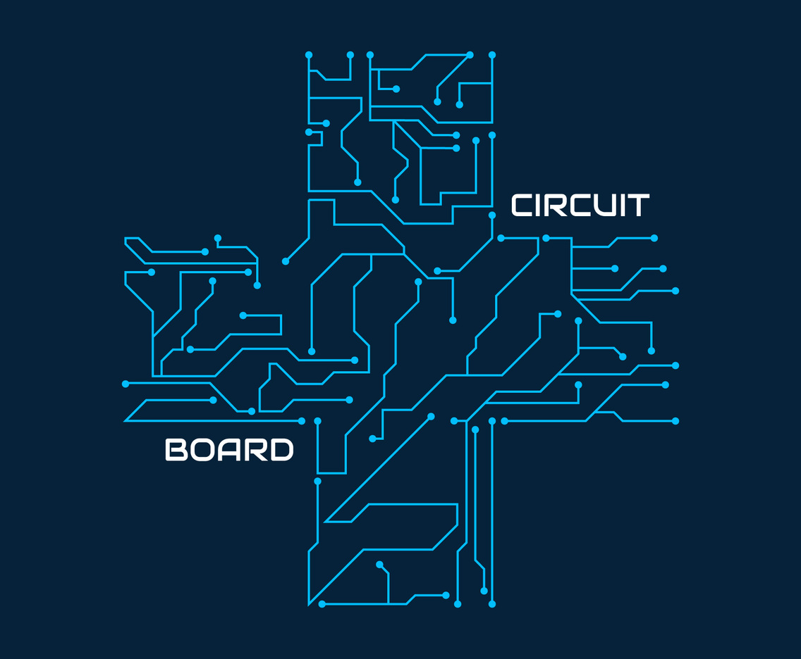 Amazing Printed Circuit Board Vector