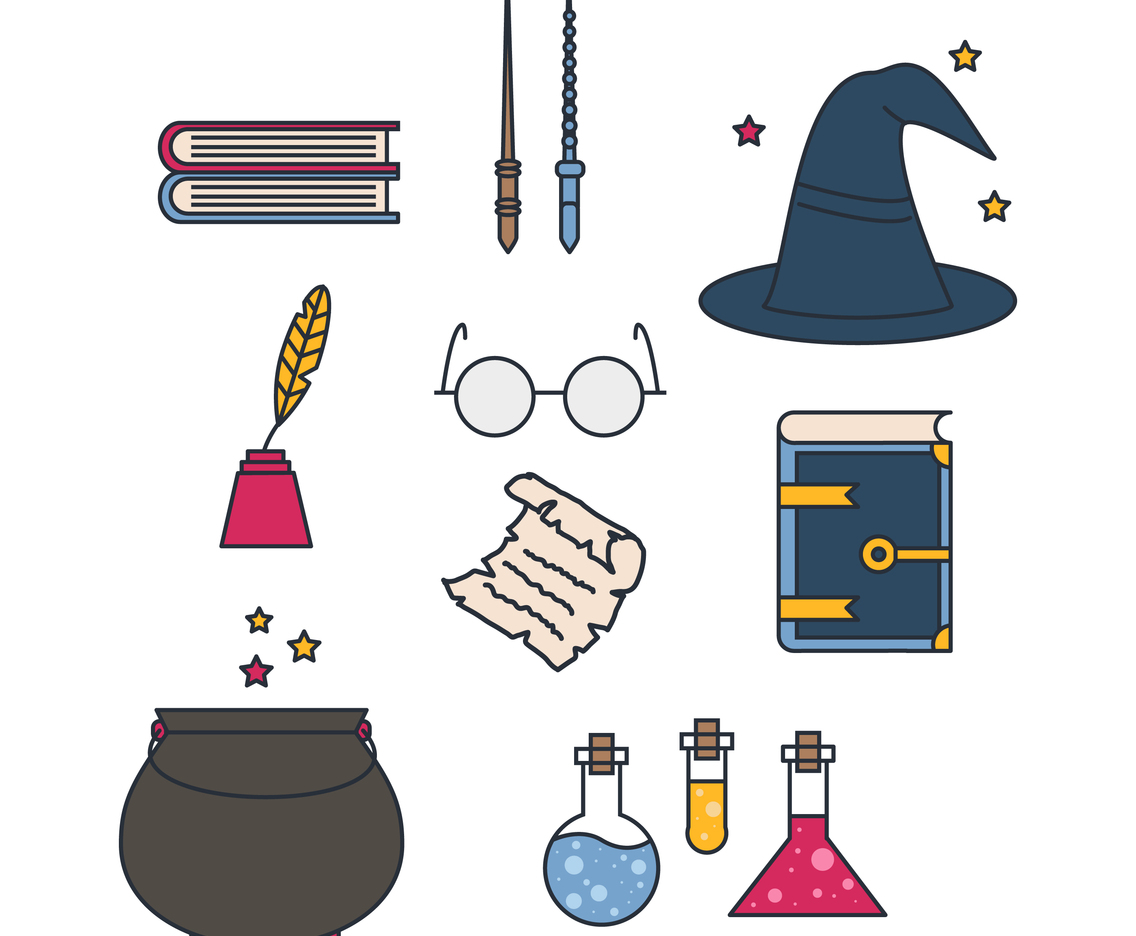 Wizard Icons Vector