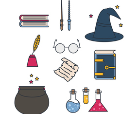 Wizard Icons Vector