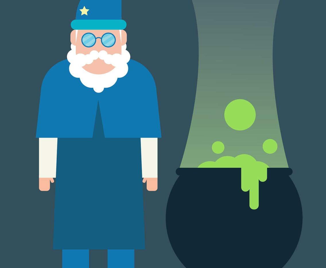 Wizard School Vector