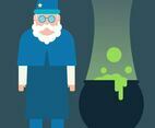 Wizard School Vector