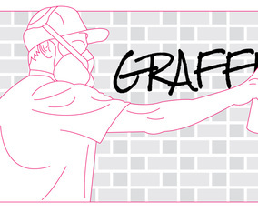 Cute Graffiti Vector