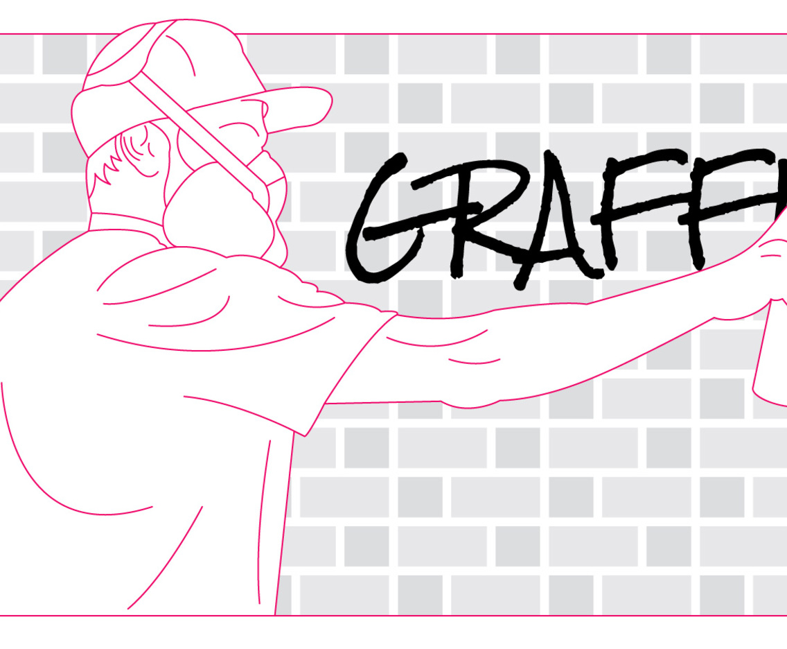 Cute Graffiti Vector