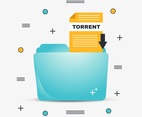 Torrent File Vector