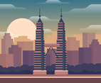 Kuala Lumpur Illustration