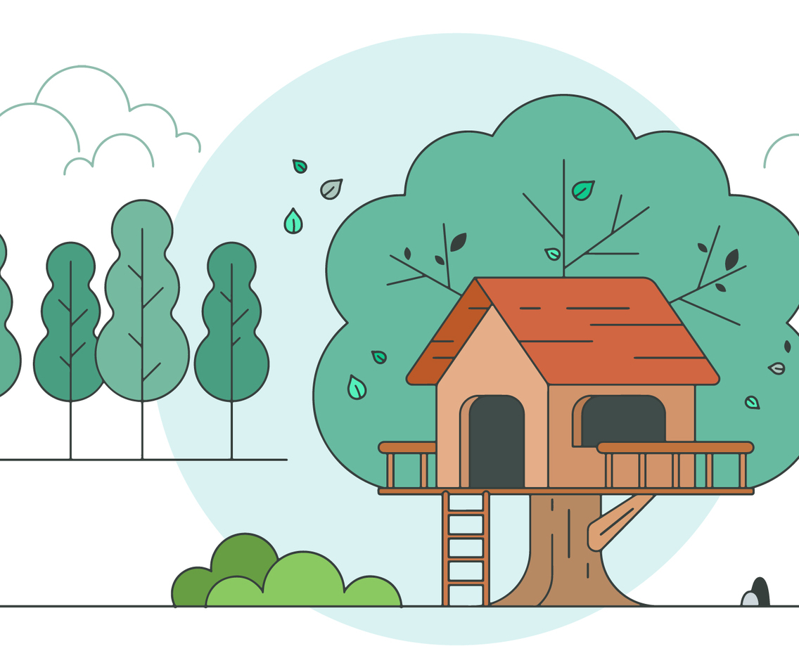 Tree House Vector