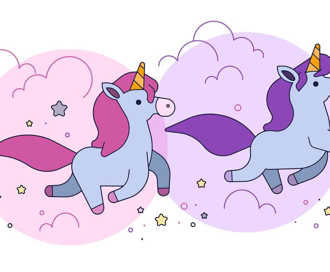 Thick Unicorns Vector