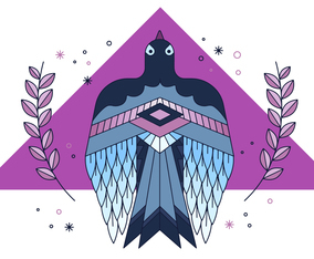 Bird of Power Vector
