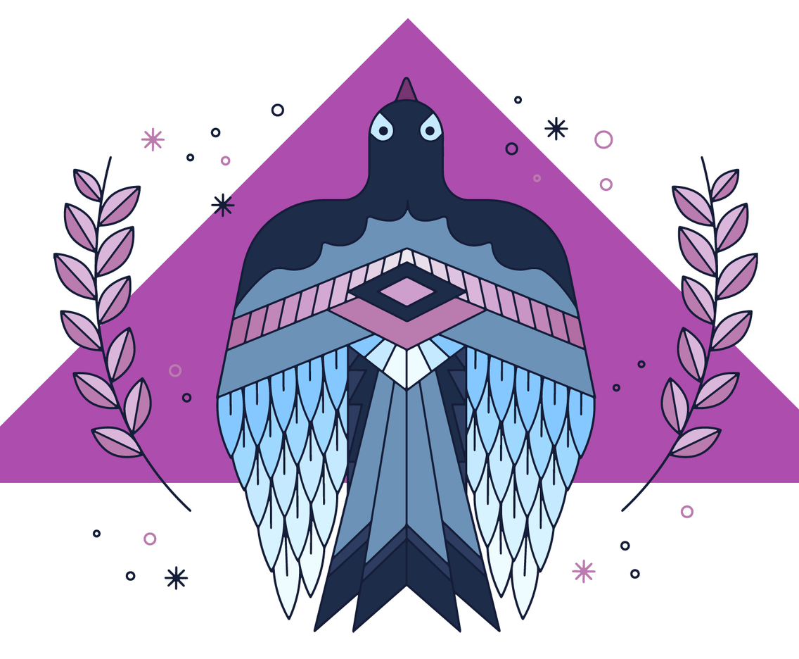 Bird of Power Vector