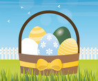 Vector Easter Greeting Card Design
