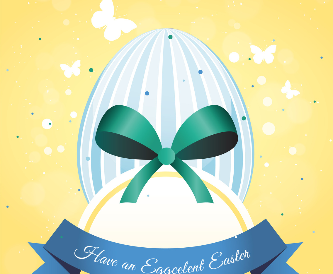 Vector Easter Greeting Card Design