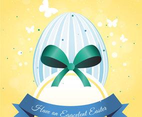 Vector Easter Greeting Card Design
