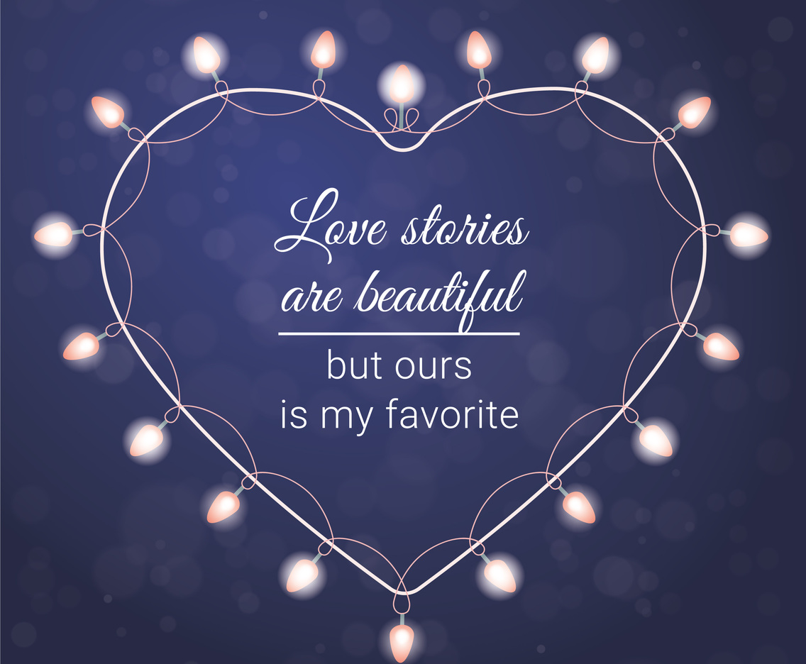 Vector Valentine's Day Greeting Card