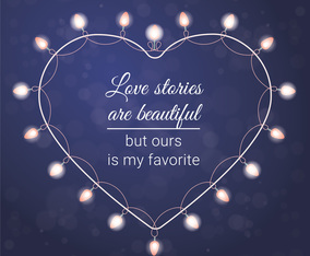 Vector Valentine's Day Greeting Card