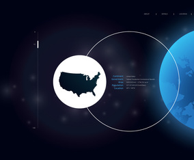 3D International Globe Map