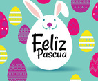 Happy Easter or Feliz Pascua Greeting Card
