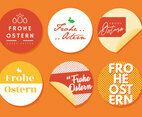 Frohe Ostern Typography Pack