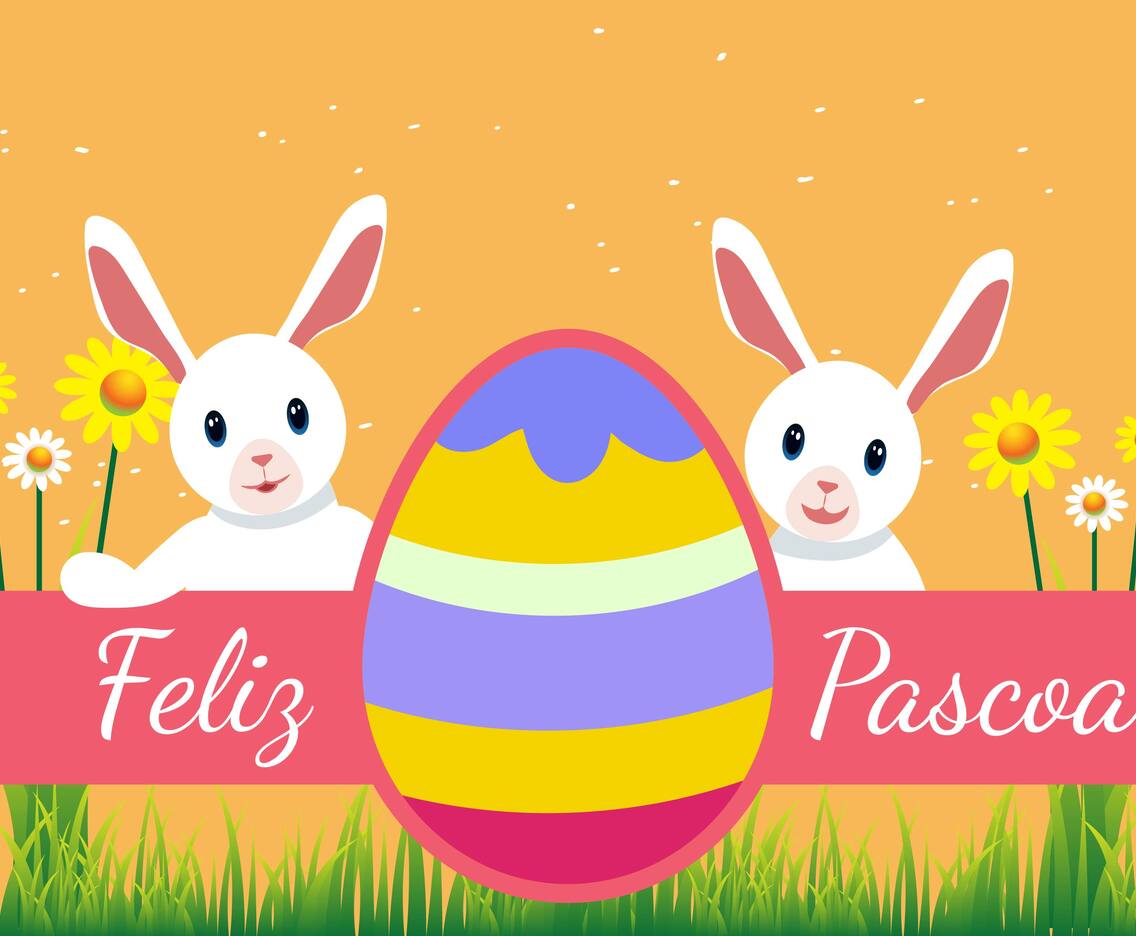 Feliz Pascoa Typography