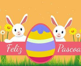 Feliz Pascoa Typography