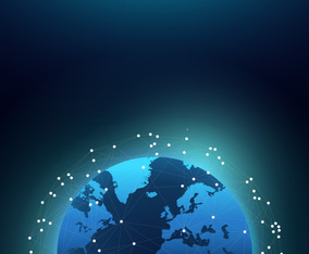 3D International Globe Map